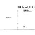 KENWOOD DPX500 Owners Manual KENWOOD DPX500 Owners Manual