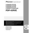 PIONEER PDP-42RXE/WVXPL Owners Manual PIONEER PDP-42RXE/WVXPL Owners Manual
