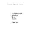 ZANUSSI ZHM761N Owners Manual ZANUSSI ZHM761N Owners Manual