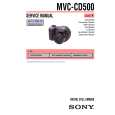 SONY MVCCD500 Owners Manual SONY MVCCD500 Owners Manual