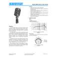 SHURE 55SH Series II Owners Manual SHURE 55SH Series II Owners Manual