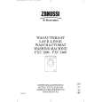ZANUSSI FXC1406 Owners Manual ZANUSSI FXC1406 Owners Manual