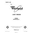 WHIRLPOOL EH09EFXPW5 Parts Catalog WHIRLPOOL EH09EFXPW5 Parts Catalog