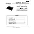 SHARP QA-75 Service Manual SHARP QA-75 Service Manual