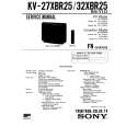 SONY KV-27XBR25 Owners Manual SONY KV-27XBR25 Owners Manual