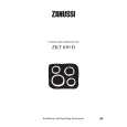 ZANUSSI ZKT650D Owners Manual ZANUSSI ZKT650D Owners Manual