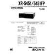 SONY XR5451/FP Service Manual SONY XR5451/FP Service Manual