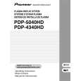 PIONEER PDP-R04U/TUCK Owners Manual PIONEER PDP-R04U/TUCK Owners Manual