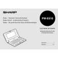 SHARP PWE510 Owners Manual SHARP PWE510 Owners Manual