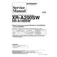 PIONEER XRA200SW Service Manual PIONEER XRA200SW Service Manual
