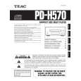 TEAC PD-H570 Owners Manual TEAC PD-H570 Owners Manual