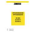 ZANUSSI DE6955A Owners Manual ZANUSSI DE6955A Owners Manual