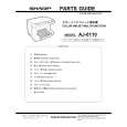 SHARP AJ-6110 Parts Catalog SHARP AJ-6110 Parts Catalog