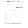 SHARP JX-9680 Parts Catalog SHARP JX-9680 Parts Catalog
