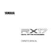 YAMAHA RX17 Owners Manual YAMAHA RX17 Owners Manual