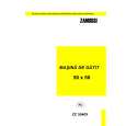 ZANUSSI ZC5040X Owners Manual ZANUSSI ZC5040X Owners Manual