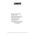 ZANUSSI ZFD26/6 Owners Manual ZANUSSI ZFD26/6 Owners Manual