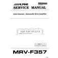 ALPINE MRV-F357 Service Manual ALPINE MRV-F357 Service Manual