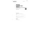 SONY EXR-21 Owners Manual SONY EXR-21 Owners Manual
