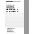 PIONEER PDP-S53-LR Owners Manual PIONEER PDP-S53-LR Owners Manual