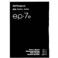 ROLAND EP7E Owners Manual ROLAND EP7E Owners Manual