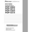 PIONEER PDP-4304/KUC Owners Manual PIONEER PDP-4304/KUC Owners Manual