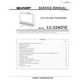 SHARP LC-22AD1E Service Manual SHARP LC-22AD1E Service Manual