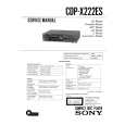SONY CDPX222ES Service Manual SONY CDPX222ES Service Manual