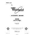 WHIRLPOOL LA5591XPW4 Parts Catalog WHIRLPOOL LA5591XPW4 Parts Catalog