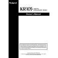 ROLAND KR-105 Owners Manual ROLAND KR-105 Owners Manual