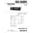 SONY MDXC6500RV Service Manual SONY MDXC6500RV Service Manual