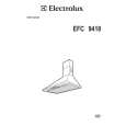 ELECTROLUX EFC9418X Owners Manual ELECTROLUX EFC9418X Owners Manual