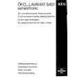 AEG LAV6451SENS. Owners Manual AEG LAV6451SENS. Owners Manual