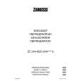 ZANUSSI ZC 244 AGO Owners Manual ZANUSSI ZC 244 AGO Owners Manual