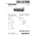 SONY CDXCA705M Service Manual SONY CDXCA705M Service Manual