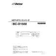 JVC BC-D1500 Owners Manual JVC BC-D1500 Owners Manual