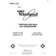 WHIRLPOOL ACW104XP0 Parts Catalog WHIRLPOOL ACW104XP0 Parts Catalog
