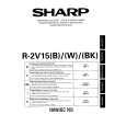 SHARP R2V15 Owners Manual SHARP R2V15 Owners Manual