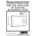 ZANUSSI MW185 Owners Manual ZANUSSI MW185 Owners Manual