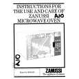 ZANUSSI MW632D Owners Manual ZANUSSI MW632D Owners Manual