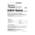 PIONEER KEH2510 Service Manual PIONEER KEH2510 Service Manual