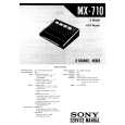 SONY MX-710 Service Manual SONY MX-710 Service Manual