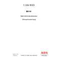 AEG S306KGEX Owners Manual AEG S306KGEX Owners Manual