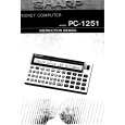 SHARP PC1251 Owners Manual SHARP PC1251 Owners Manual