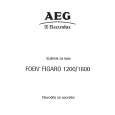AEG FIGARO1600.1 Owners Manual AEG FIGARO1600.1 Owners Manual
