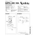 INFINITY KAPPA-200HCA Service Manual INFINITY KAPPA-200HCA Service Manual