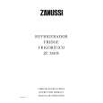 ZANUSSI ZC260R Owners Manual ZANUSSI ZC260R Owners Manual