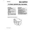 SONY SU32FD1 Owners Manual SONY SU32FD1 Owners Manual