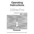 PANASONIC MCV200 Owners Manual PANASONIC MCV200 Owners Manual