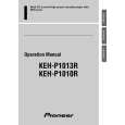 PIONEER KEH-P1013R/XM/EW Owners Manual PIONEER KEH-P1013R/XM/EW Owners Manual